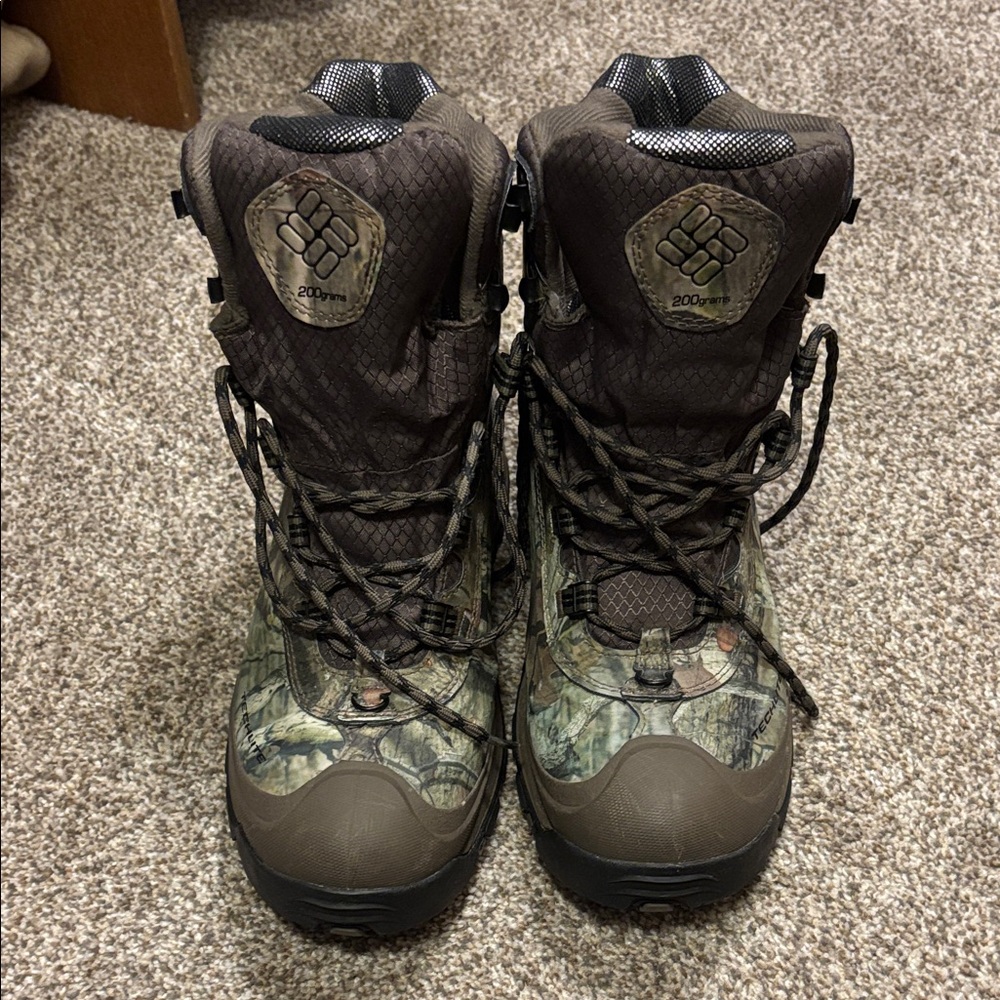 Columbia Brown and Green Outdoor Boots